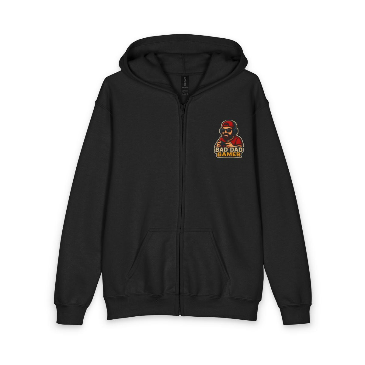 Kids Zipped Hoodie - Black