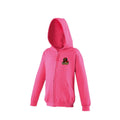 Kids Zipped Hoodie - Pink