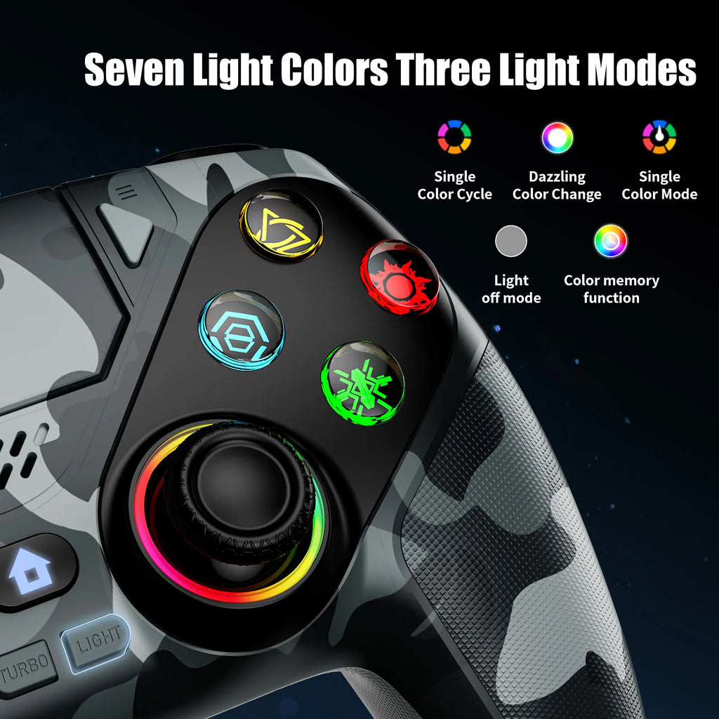 RGB Light Wireless Controller for PS5