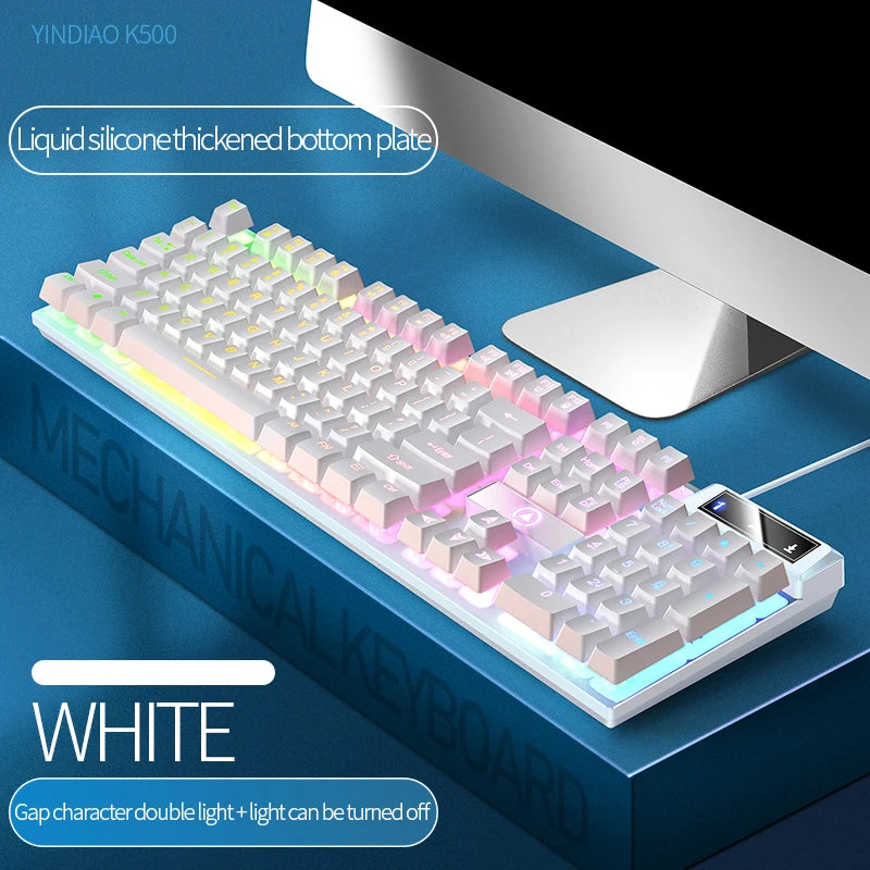 Multi Coloured Gaming Wired Keyboard