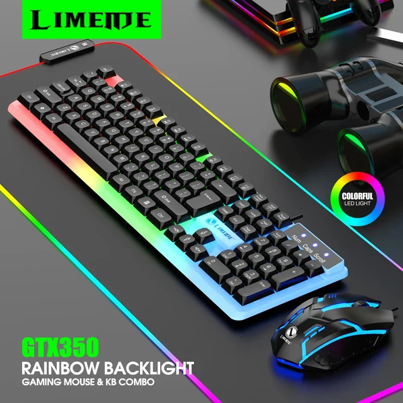Rainbow Gaming Backlight Gamer Set