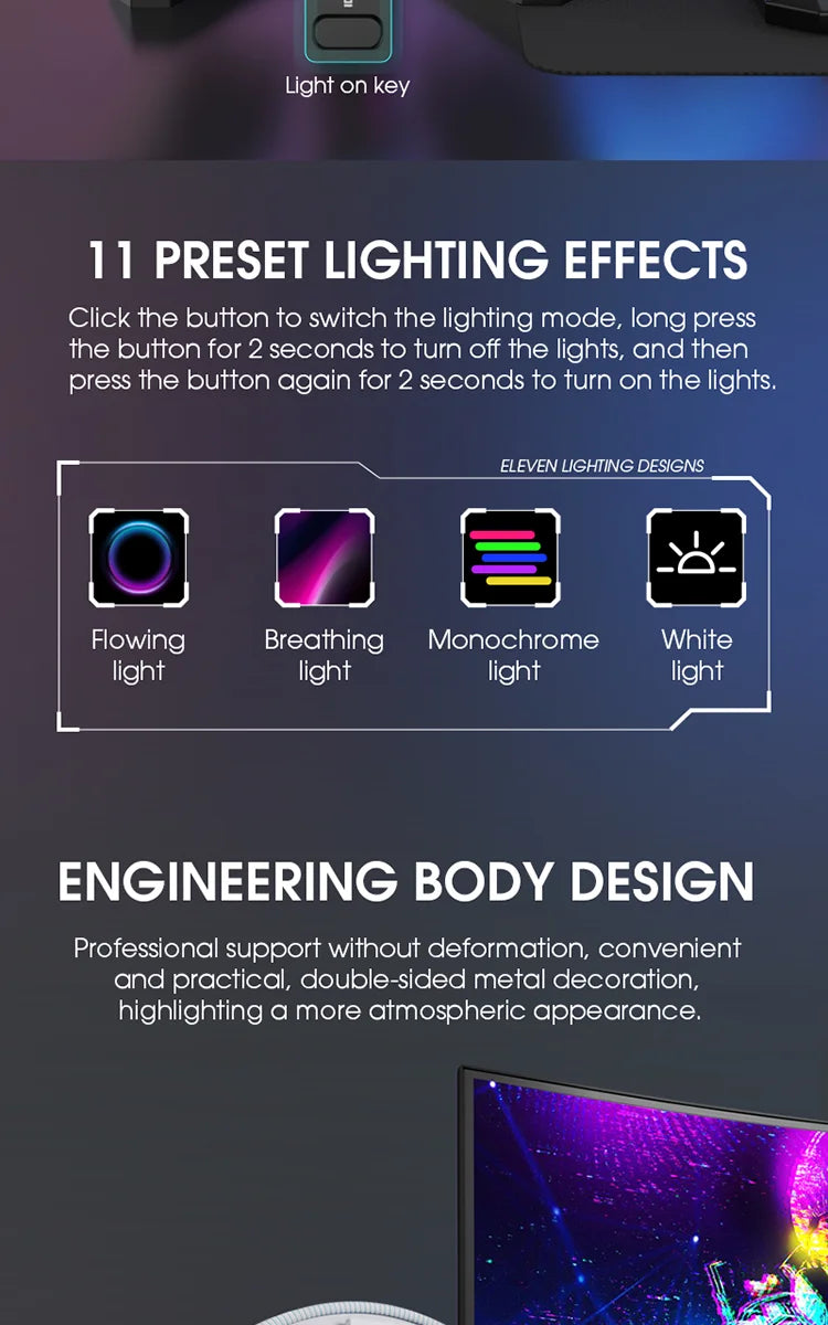 Gaming Headphone Holder with USB Hub
