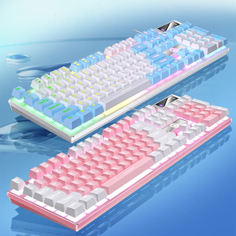 Multi Coloured Gaming Wired Keyboard