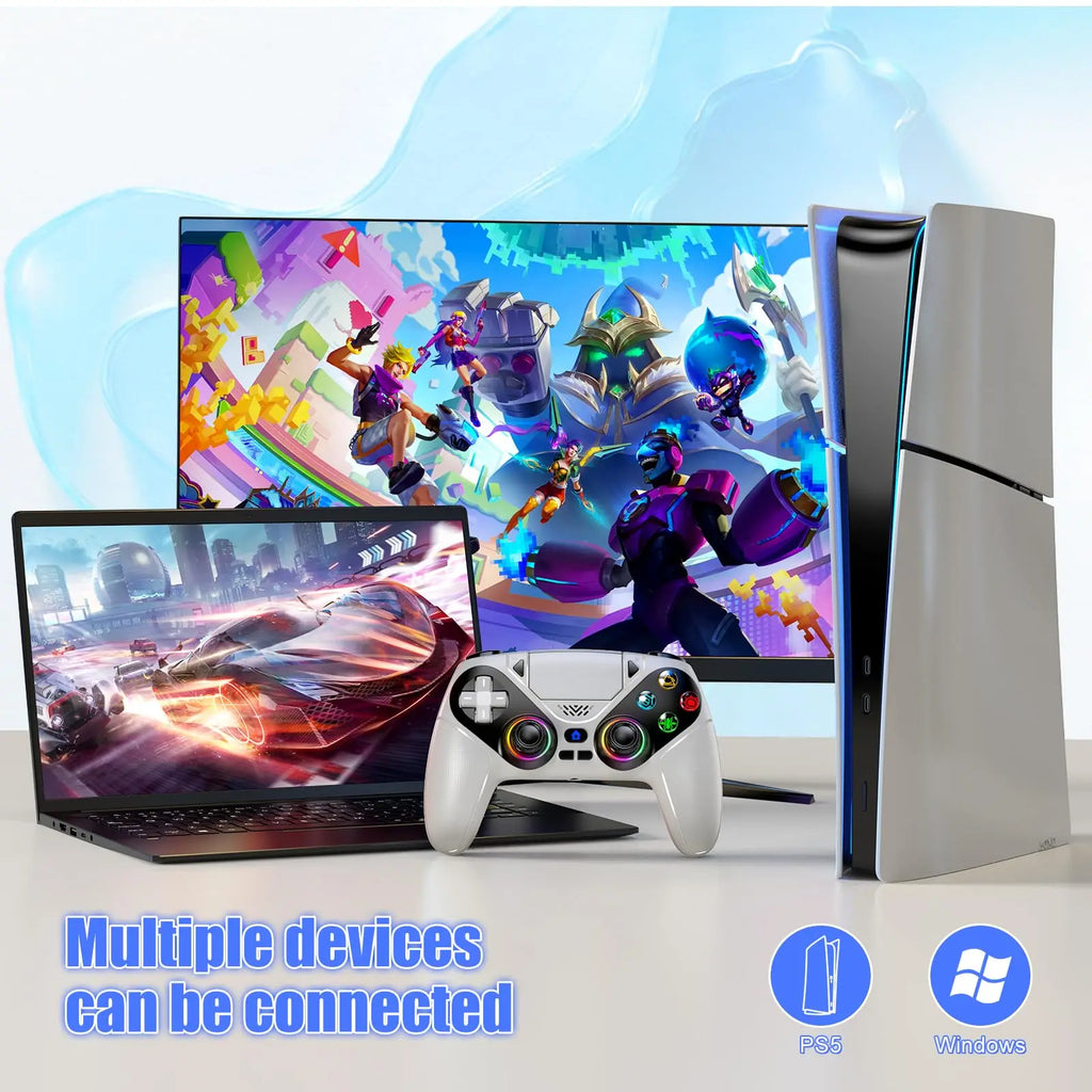 PS5 RGB Light-UP Wireless Controller