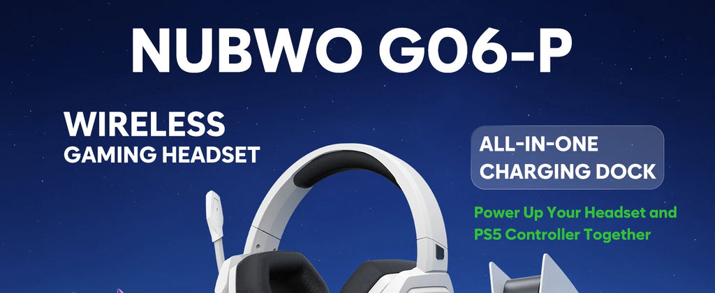 PS5 Wireless Headset with Charging Station
