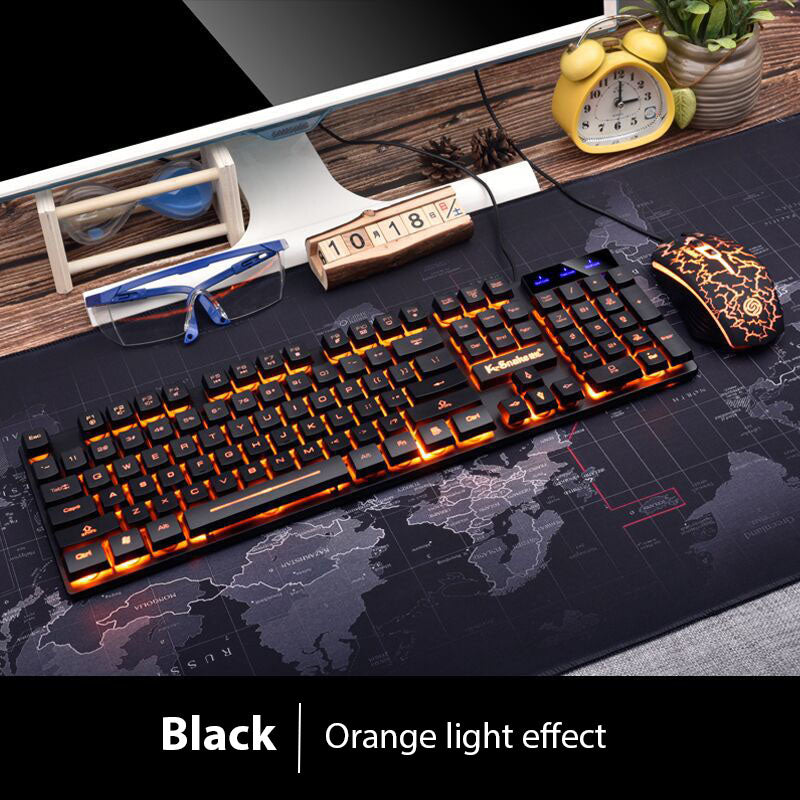 Gaming Keyboard And Mouse Backlit Set