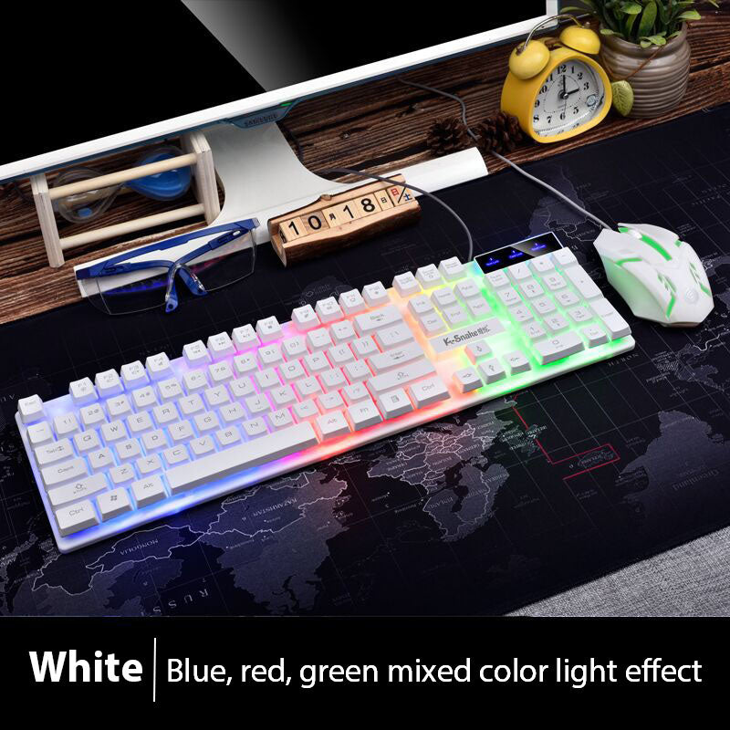 Gaming Keyboard And Mouse Backlit Set